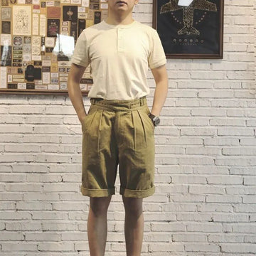 Aidase Mens Double Belt Cargo Shorts Genderless 2024 Summer New American Breathable Streetwear Retro Casual Quarter Pants Unisex aidase-shop